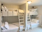Twice the Joy in the Cozy Kid`s Suite - Two Sets of Custom Bunk Beds Ensure Endless Sibling Bonding